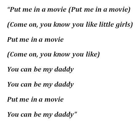 put me in a movie letra español|put me in a movie letra.